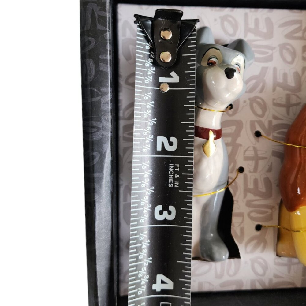 Disney Lady and The Tramp Salt & Pepper Shakers Set Collectible - Picture 8 of 8